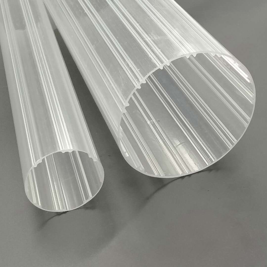 厂家供应定制挤塑pvc透明圆管 外径50mm透明塑料硬质异形圆管