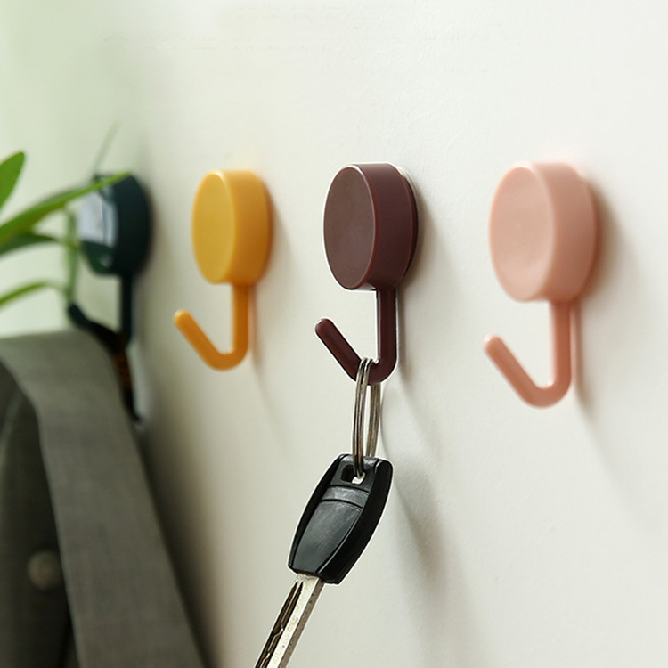 粘钩可爱创意贴钩装饰黏贴免打孔墙贴小挂钩壁挂墙壁创意10个装