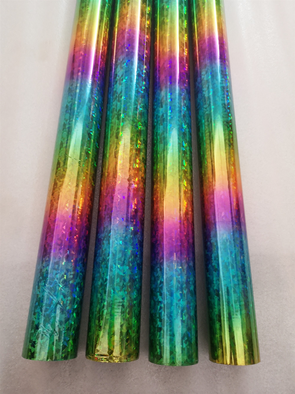 七彩烫金纸花色烫金纸镭射七彩电化铝耐高温耐水洗效果好