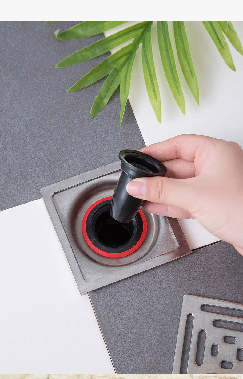 硅胶防臭地漏芯卫生间密封塞地漏内芯下水道盖器厕所防虫反味神器