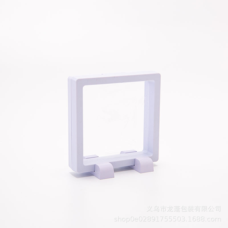 Transparent PE Suspension Box Film Display Box Jewelry Ornament Rings Ear Studs Bracelet Display Collection