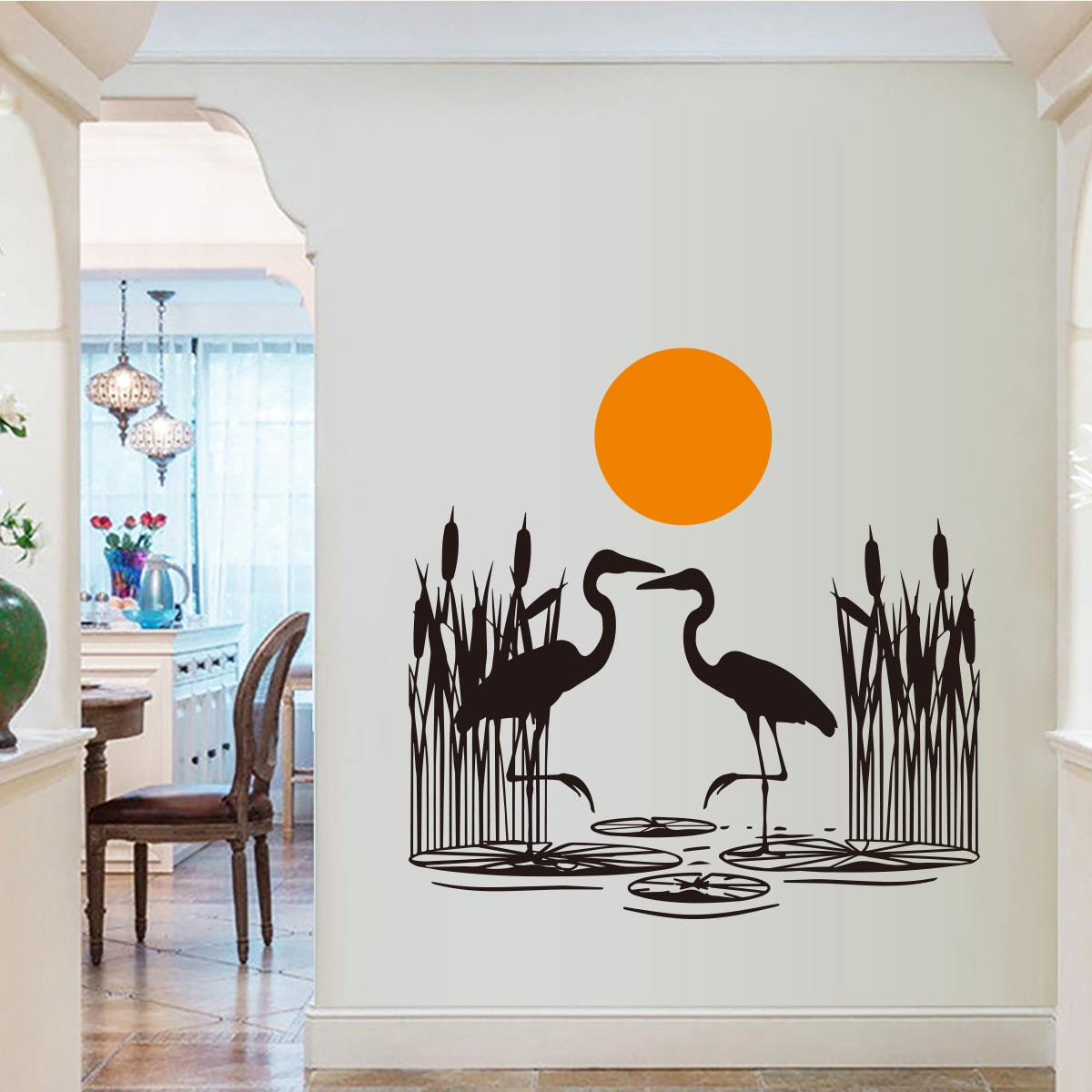 重量:70克 1,可移除; 2,生活防水; 3,双面可视图案; 4,绿色时尚墙贴