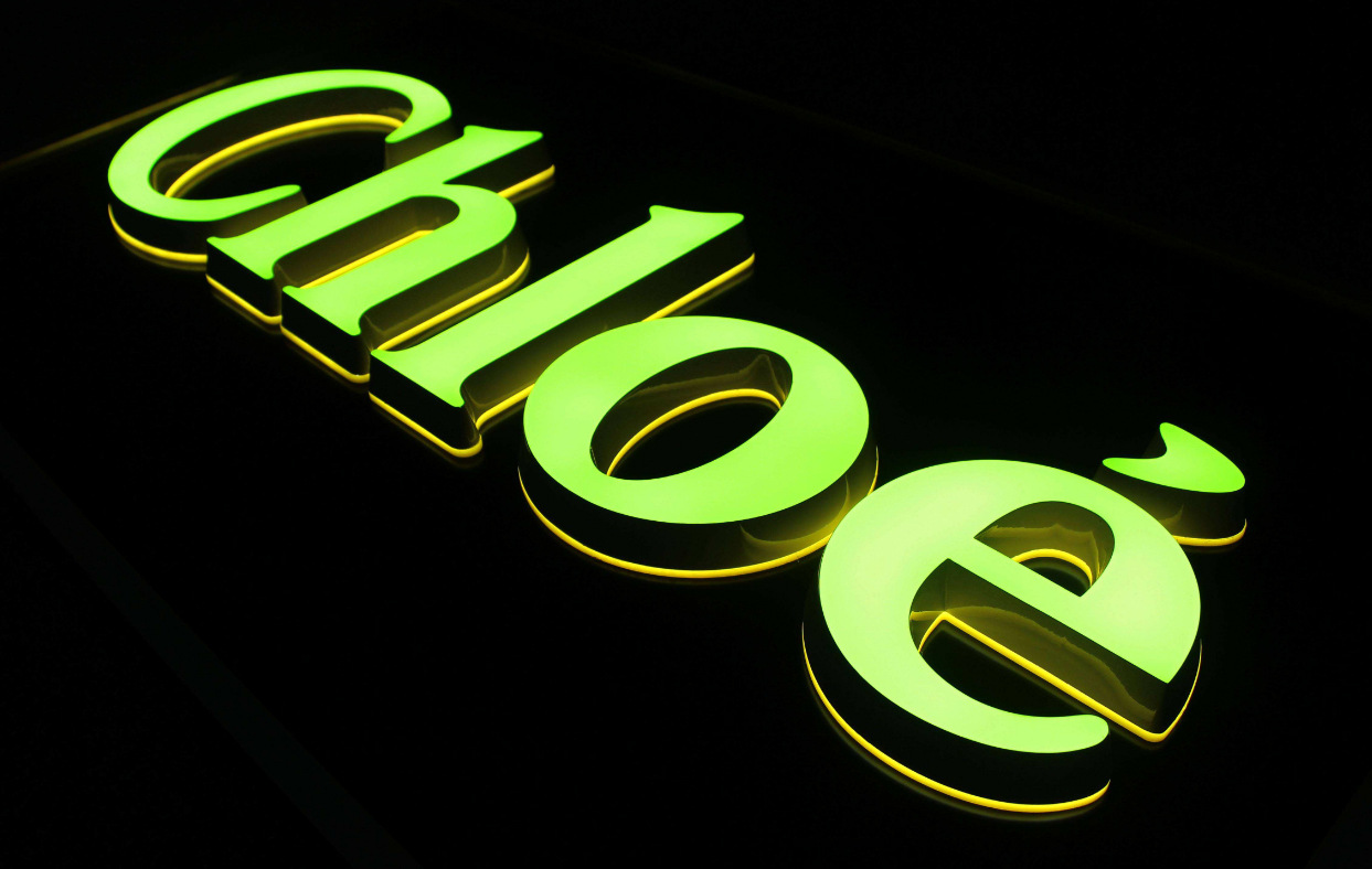 亚克力迷你字 亚克力平面雕刻立体led发光字