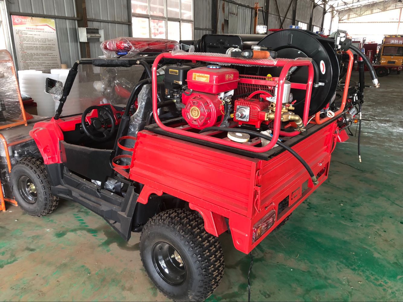 定制微型消防车消防电动三轮车社区巡逻车移动消防站可开票