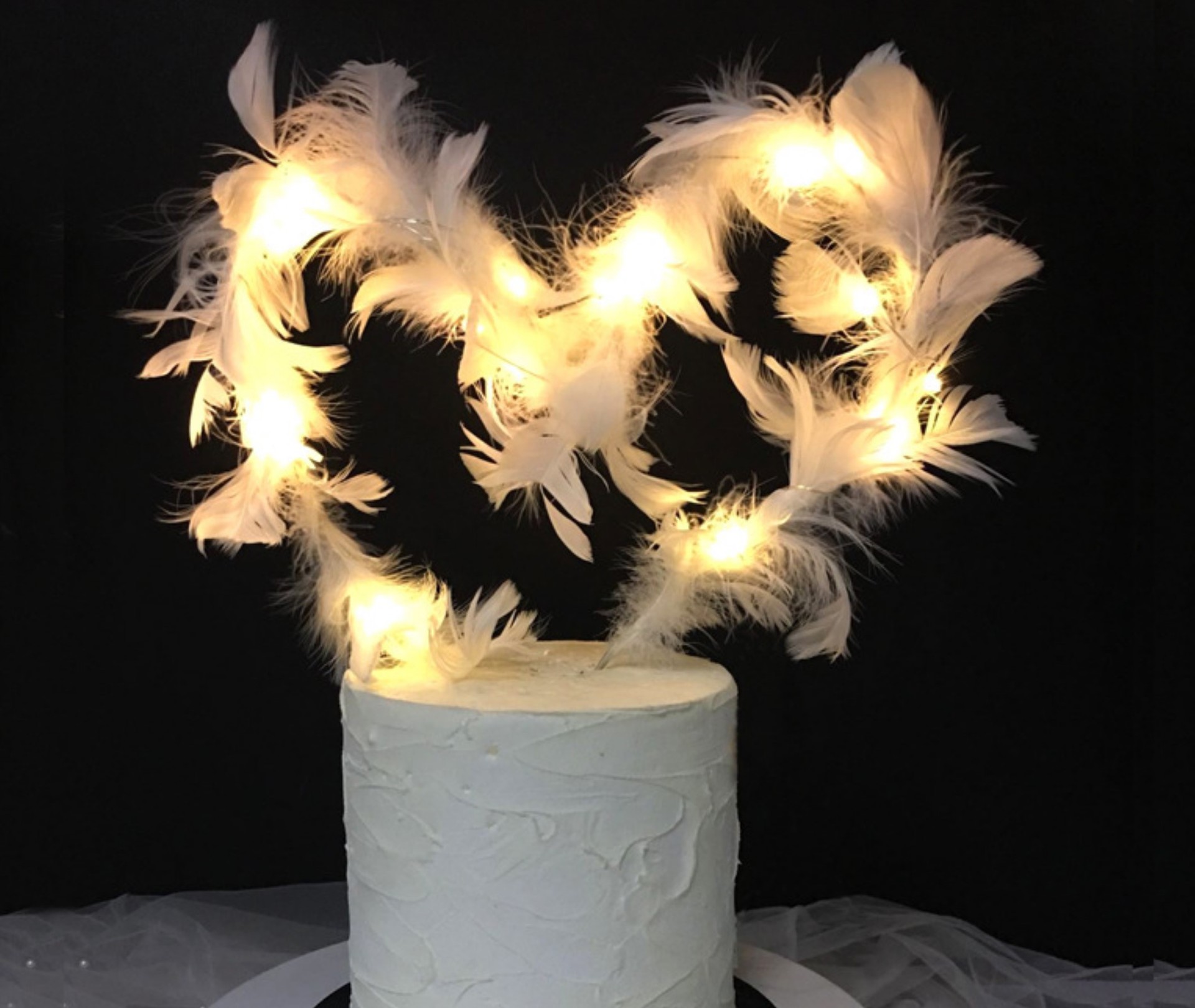 唯美百变网红羽毛蛋糕装饰 生日蛋糕插牌 蛋糕烘焙摆件