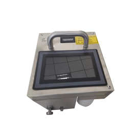 钢管喷标机钢板喷码机sr-640fp喷4行每行50mm钢厂便携面喷喷号机