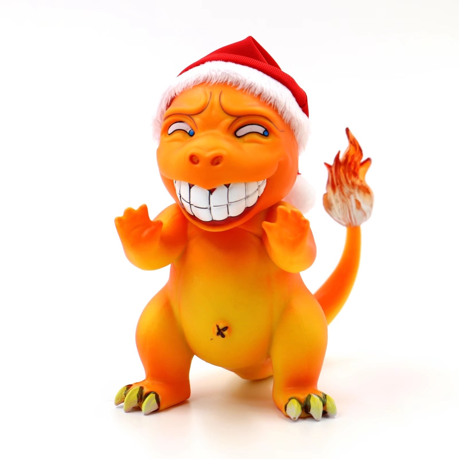 德信鸿动漫口袋妖精宠物小精灵神奇宝贝圣诞款猥琐小火龙手办模型