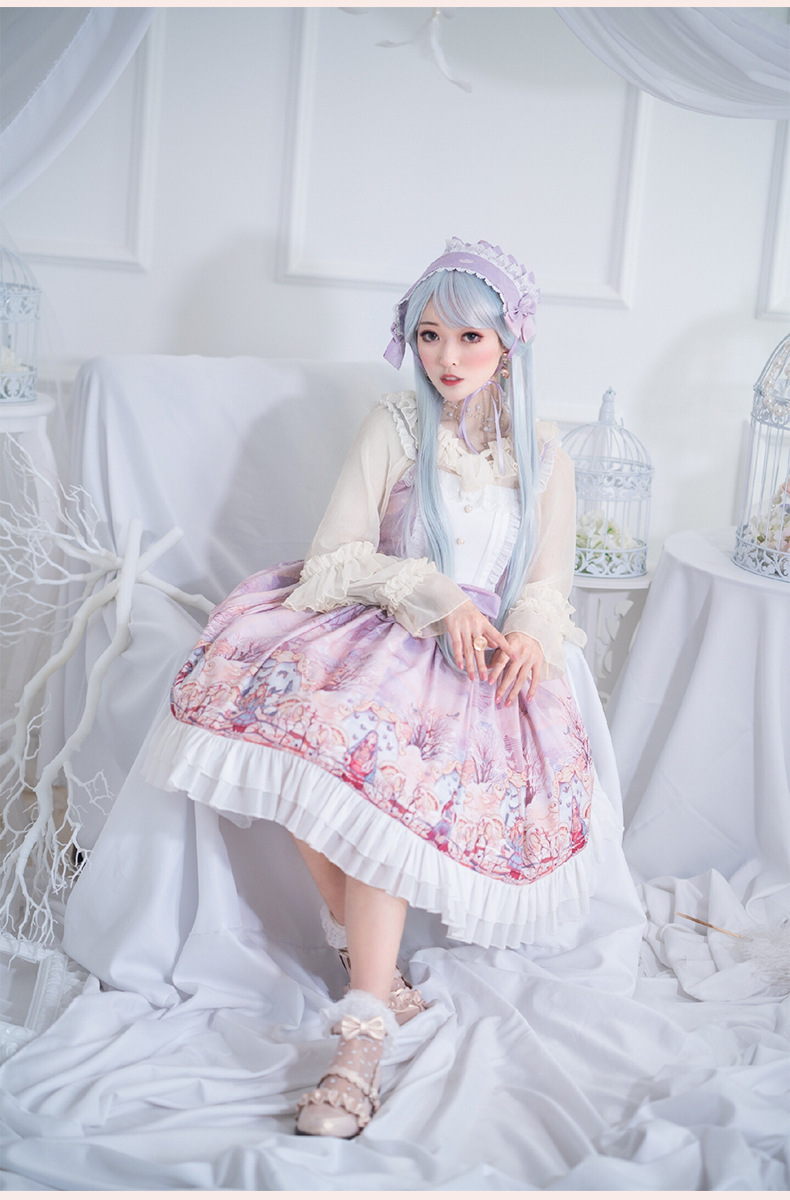 鱼骨裙撑洛丽塔lolita可调节暴力衬裙有骨cosplay软妹半身蓬蓬裙