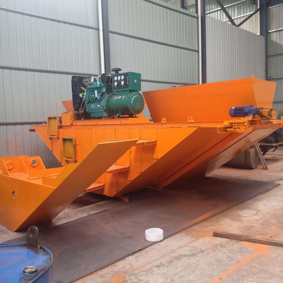 玉米灌溉水渠滑模机 液压梯形水渠衬砌机 钢丝绳牵引水渠滑模机