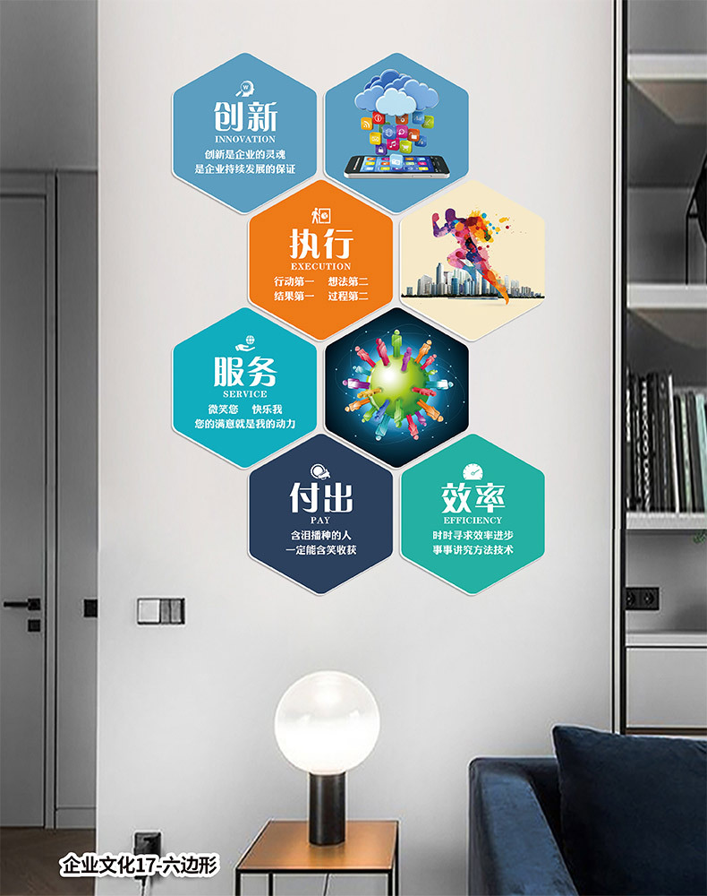 公司企业文化墙壁装饰办公室励志标语挂画走廊会议室背景墙面海报