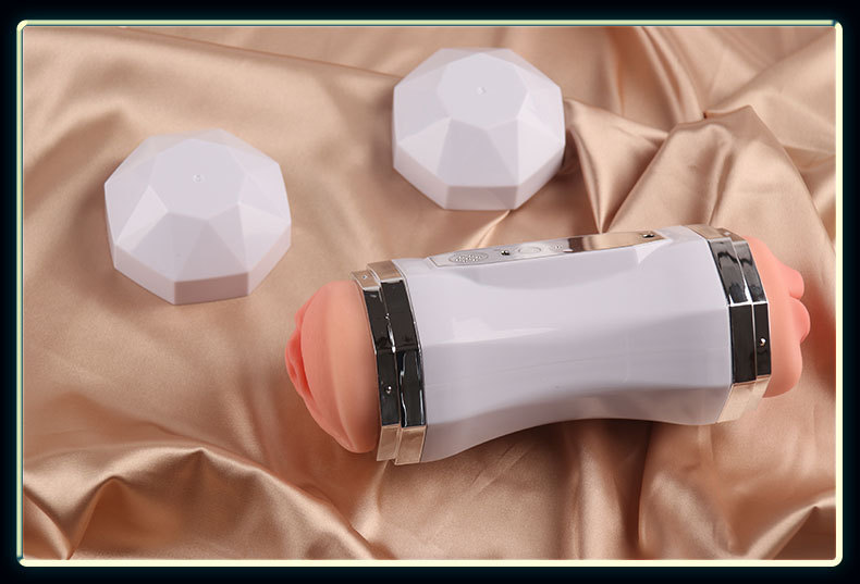 全自动智能发音飞机杯充电震动双头发声飞机杯男士自慰性用品跨境