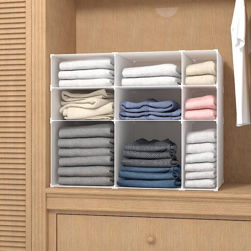 衣柜分层隔板收纳神器衣橱隔层衣物隔断分隔板柜子衣服整理置物架