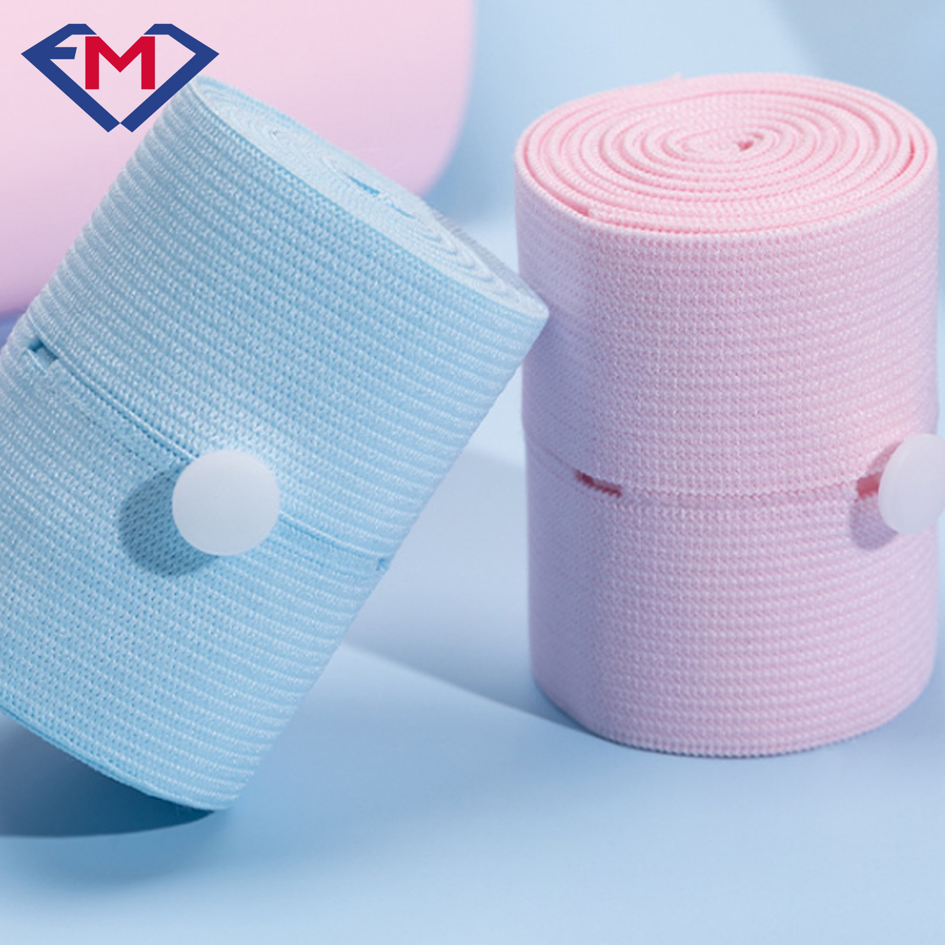 大降价胎监带6cm贴肤透气现货胎心监护带孕妇可调节扣眼带松紧带