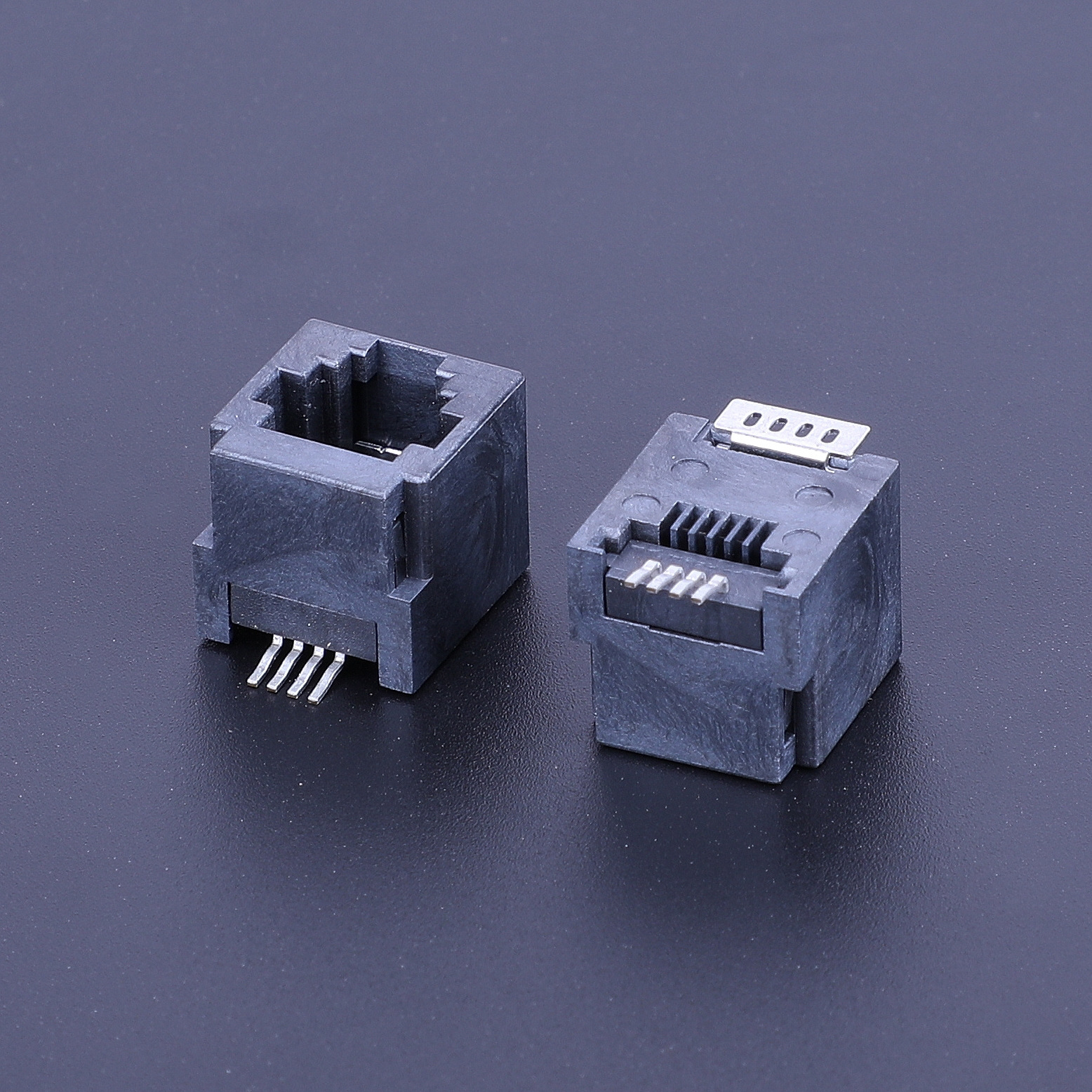 瑞川rj45网络连接器贴片式网口水晶头rj45网络接口插座电子接插件