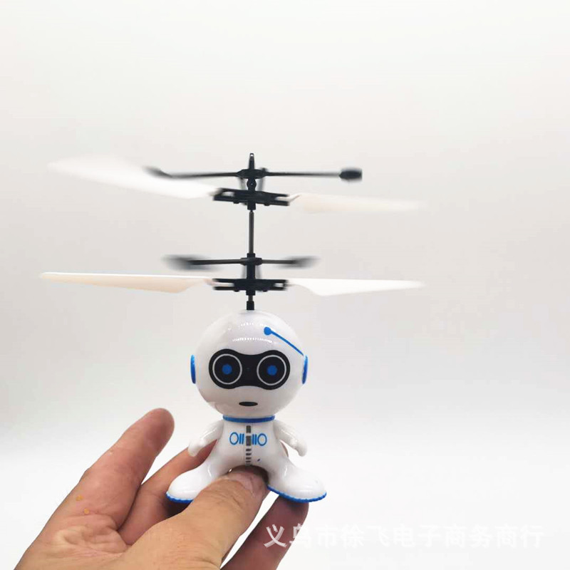 跨境热销 亚马逊感应机器人 手势感应飞行器玩具感应飞机儿童玩具