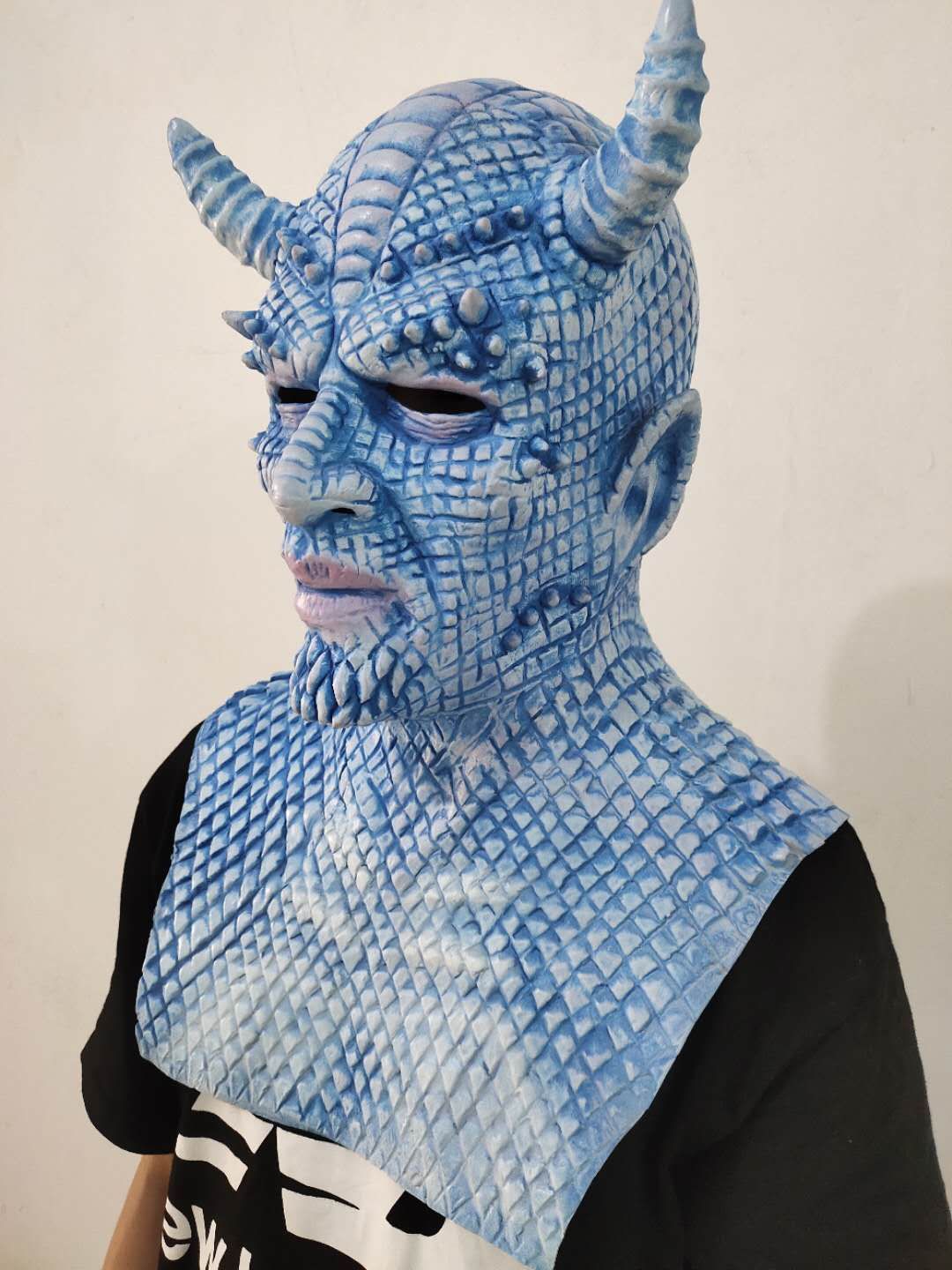 游戏暗黑破坏神恶魔面具 红魔王boss谎言之王belial贝里艾尔头套