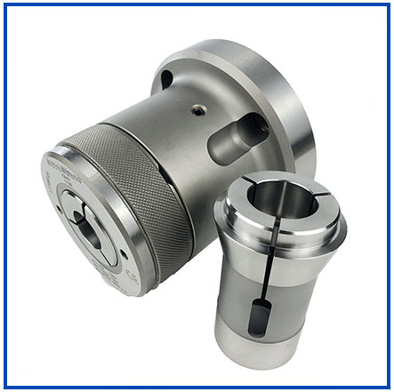 数控车床夹头座前推轴头弹簧筒夹本体173e型 批发高精度三爪卡盘