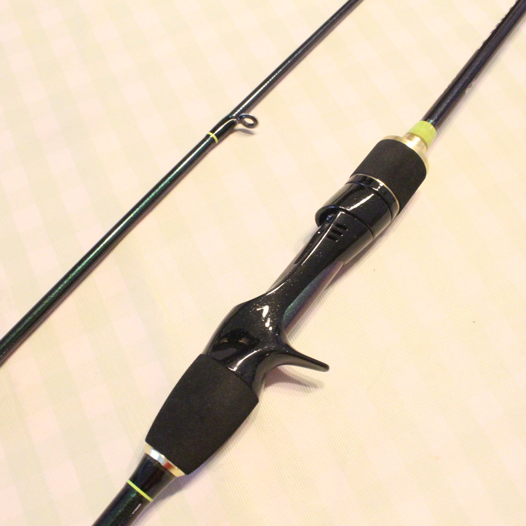 碳素路亚竿抢柄变色龙2节插杆1.8米2.1米