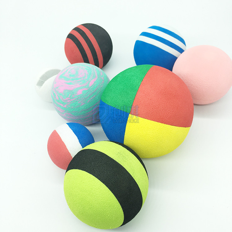 电动按摩器球头60度加硬黑色筋膜枪球头eva泡沫球聚乙烯发泡球