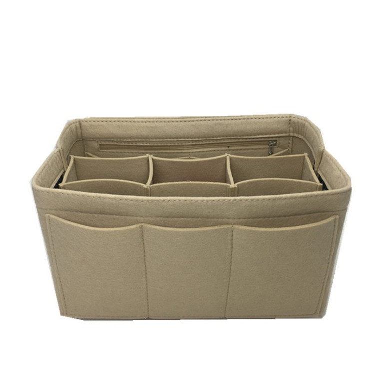 多功能毛毡收纳包毛毡女士化妆包时尚休闲手提毛毡包多款式包中包