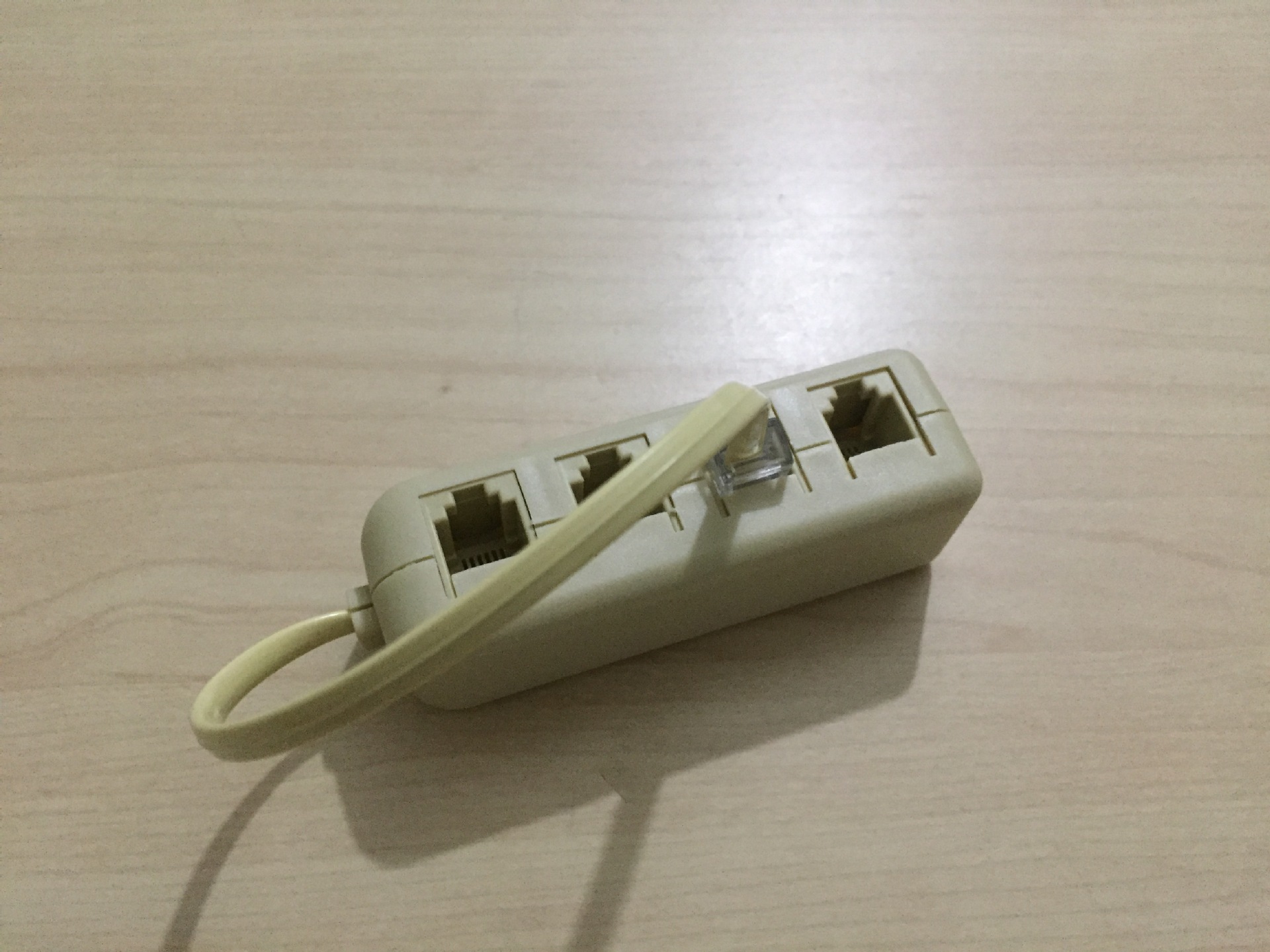 电话一分四分线器 电话分配器 电话一拖四 电话1分4转接线 分支器