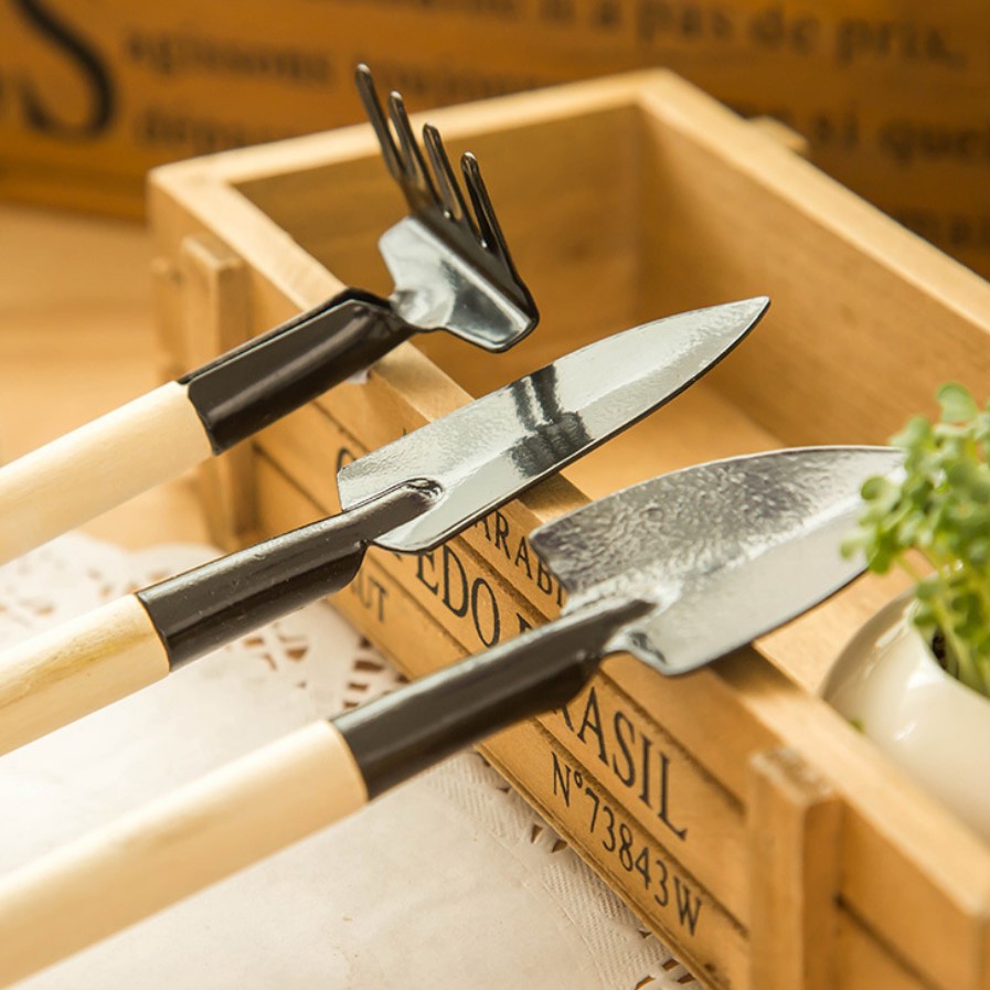 种花工具家用园艺养花小铲子 户外挖土花铲多肉菜园沙铲工具套装