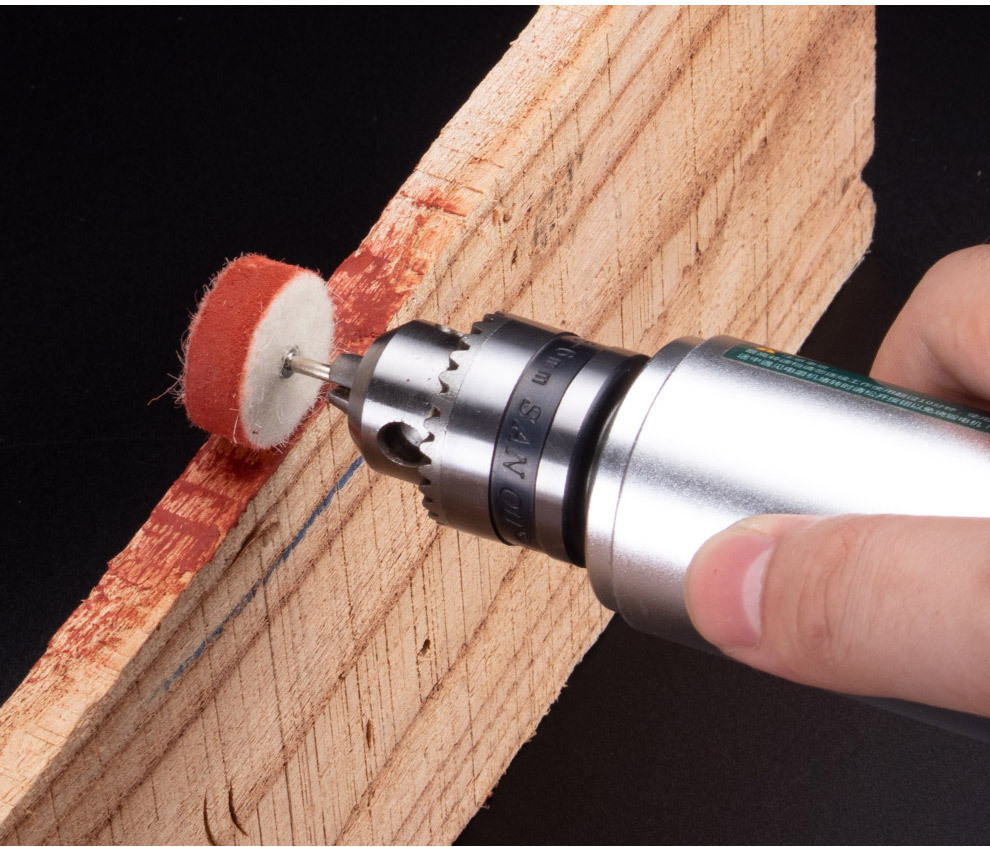 活柄羊毛磨头 金属模具玉石雕佛珠木头菩提镜面抛光工具羊毛轮毡