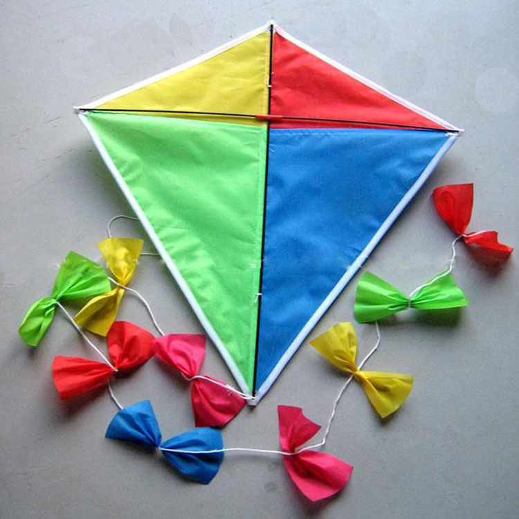 亚马逊爆款 批发定制彩色菱形 潍坊广告促销风筝