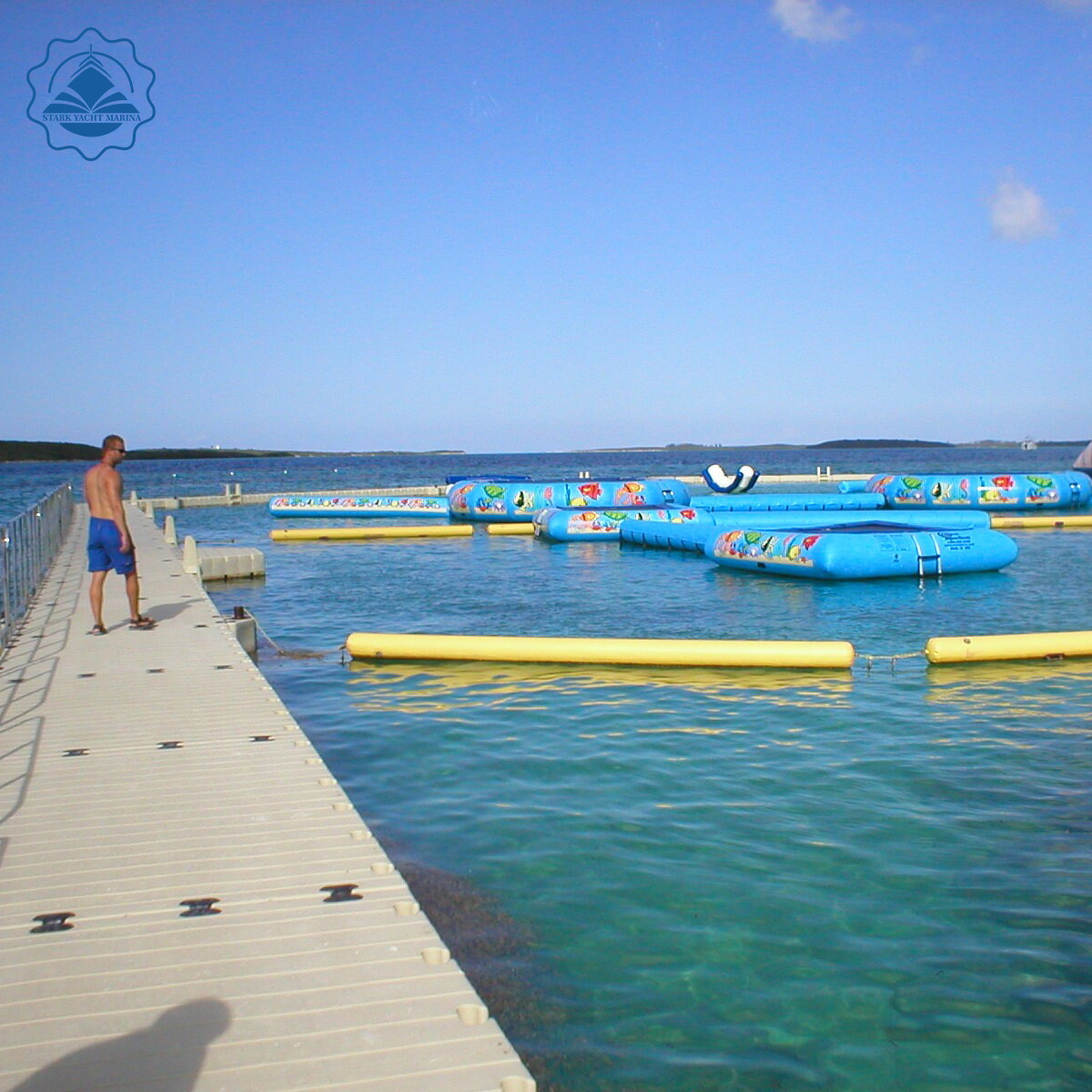 水上平台浮动码头 浮板浮台 组装板块观光栈道z