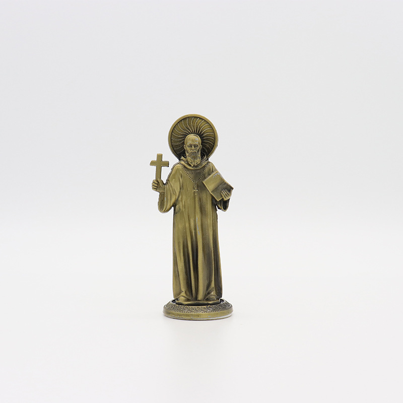 Foreign Trade Hot Sale Spot Religious Crafts Catholic Holy Father Virgin Character Metal Retro Ornament Ornaments