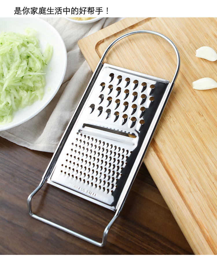 厂家批发 不锈钢刨丝器 多功能刨丝板厨房土豆萝卜薯条刨丝切丝器