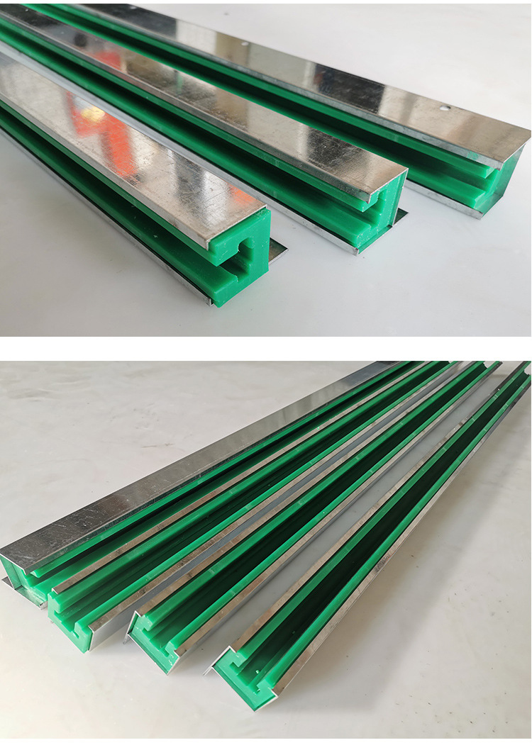 输送机转弯机护条耐磨条 4分08b聚乙烯链条导轨高分子upe塑料轨道