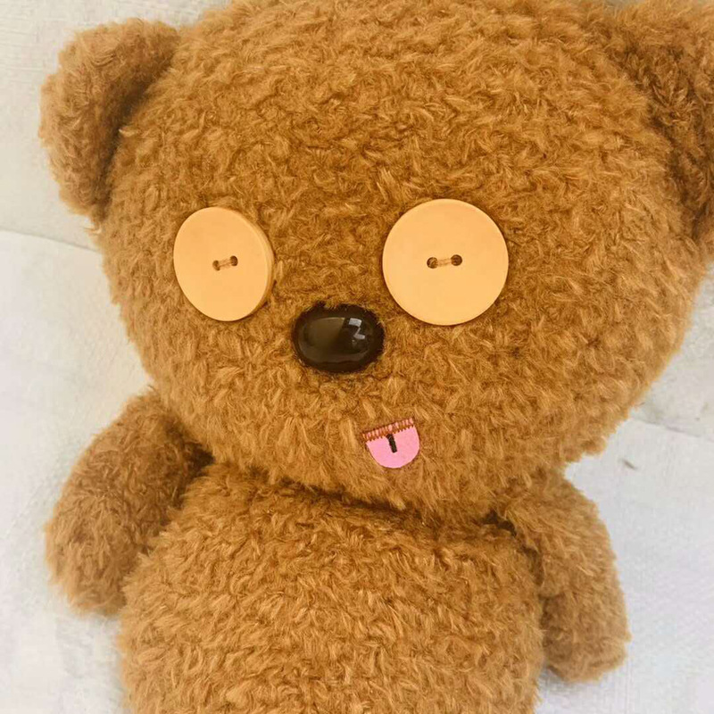 毛绒公仔日本卡通公仔影城tim熊可爱棕色小熊毛绒公仔提姆熊 玩偶