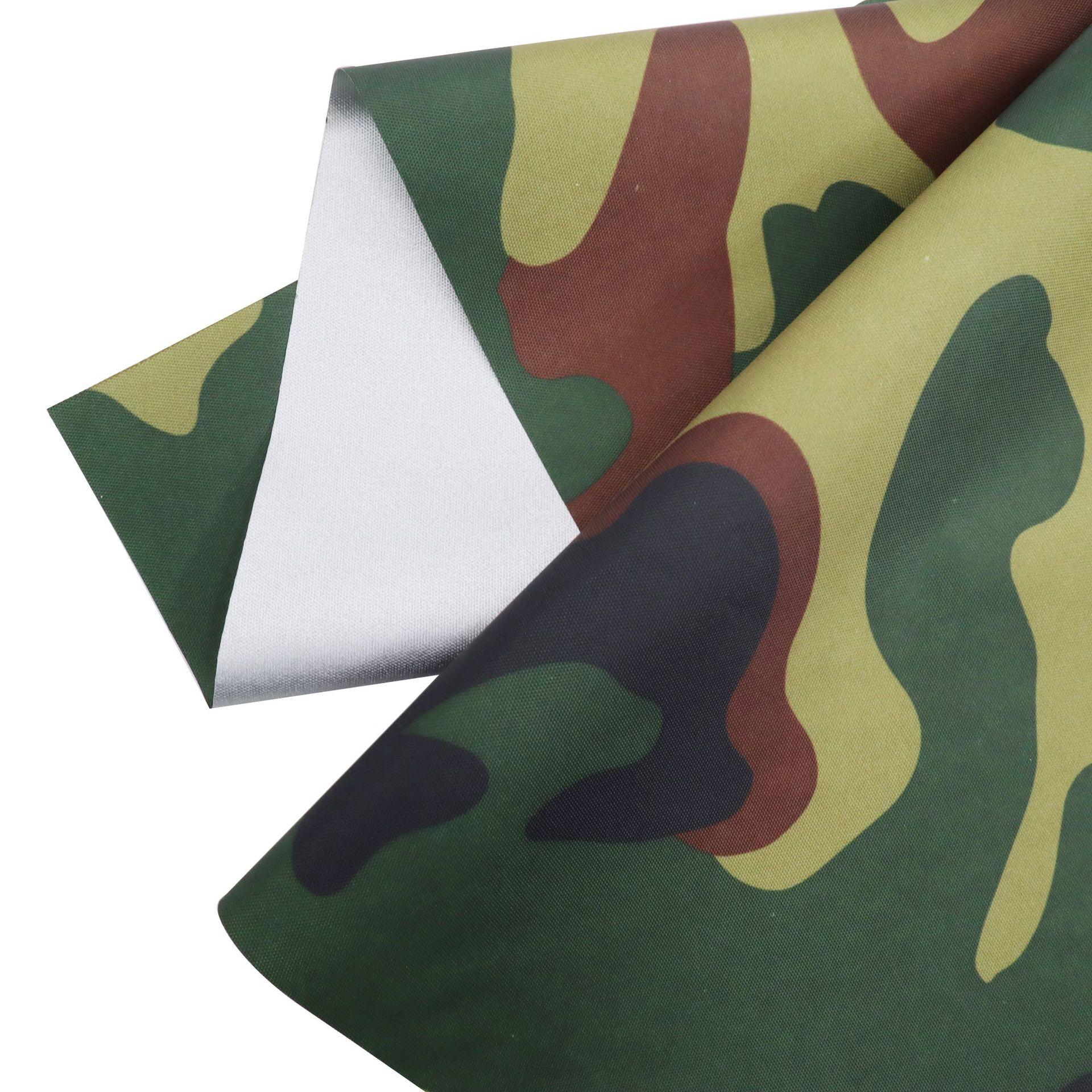 210d涤纶 涂银水压1000mm 陆地迷彩 户外帐篷面料 雨伞面料