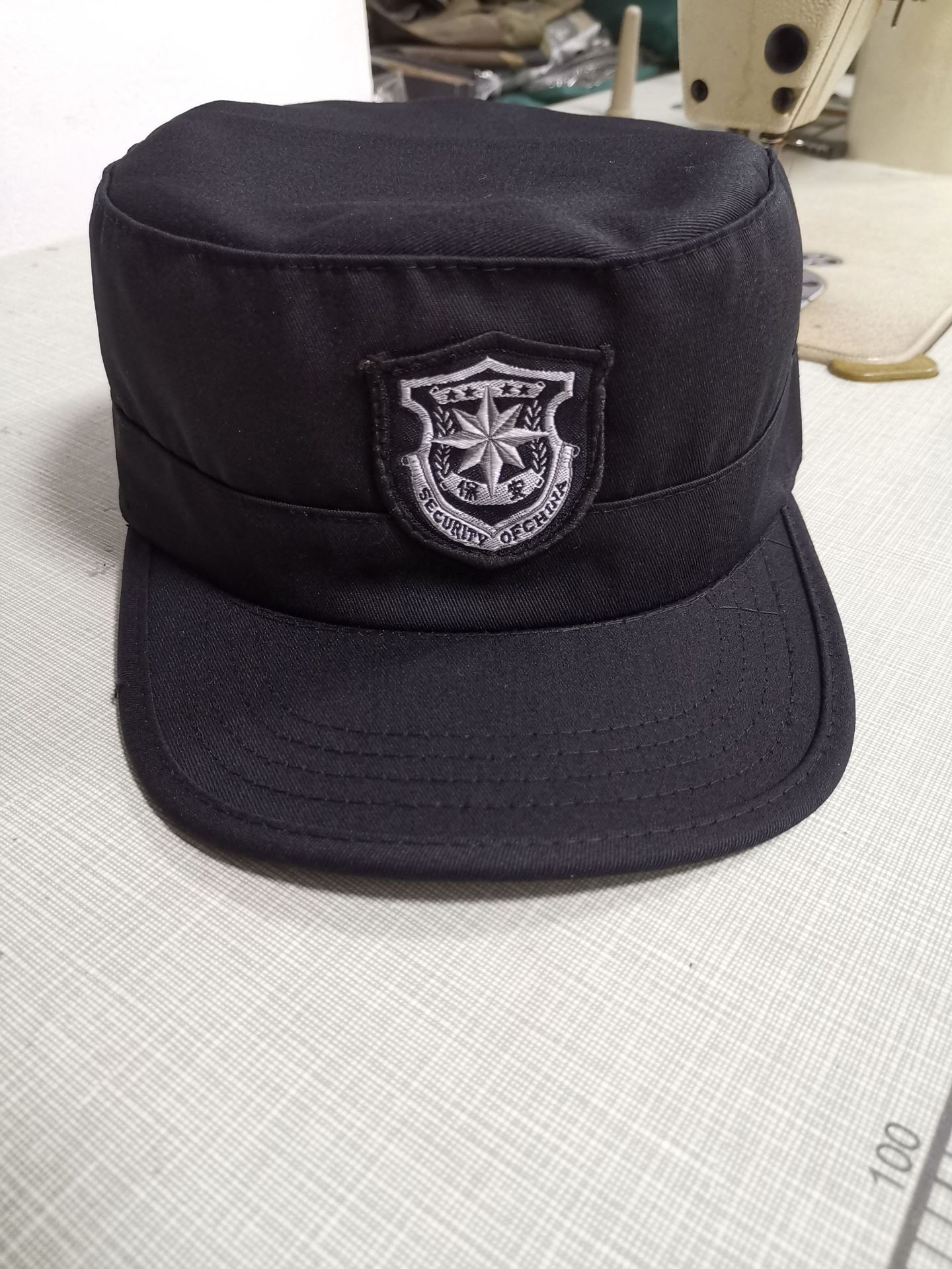 定制春秋户外新式保安作训帽执勤帽物业工作帽特勤帽小区便帽大沿