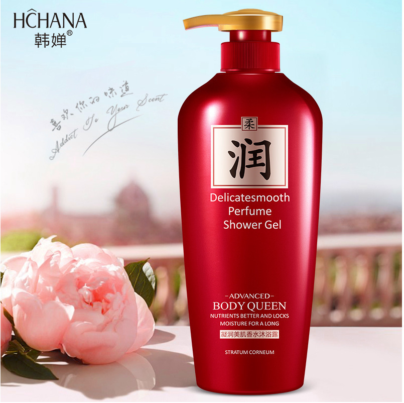 韩婵生姜控油韧发洗发露姜汁头皮滋养洗发水控油清爽洗发厂家直销