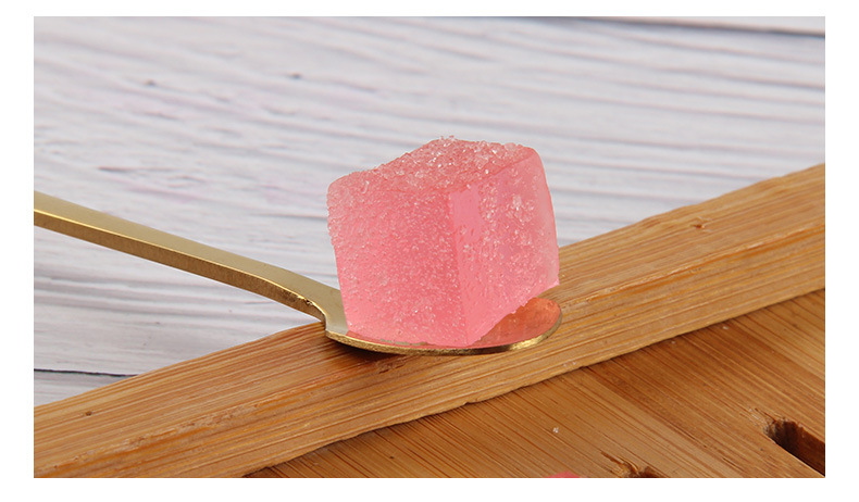 香甜水蜜桃软糖 糖霜方块软糖 随身携带独立包装小零食蜜桃味糖果