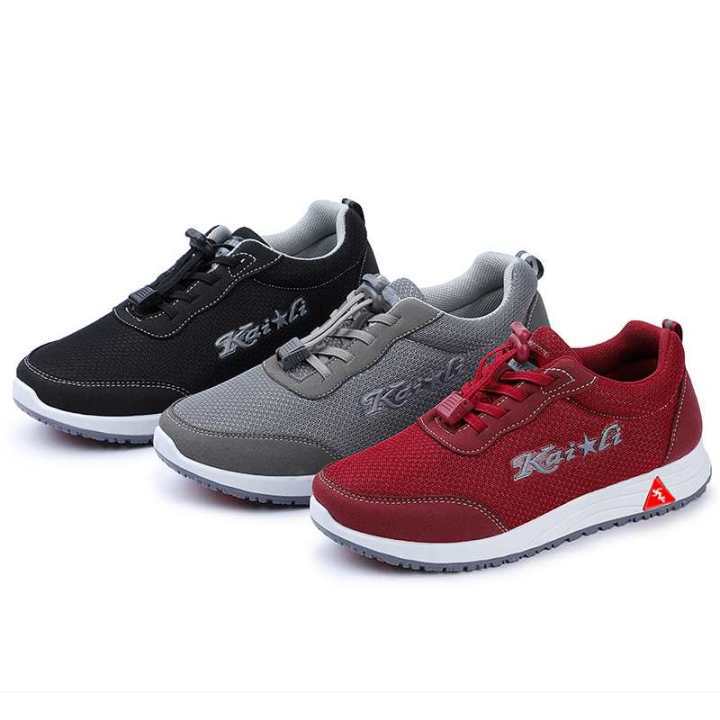 2020年新款凯利健步鞋 厂家直销 四季中老年情侣款健步鞋女鞋