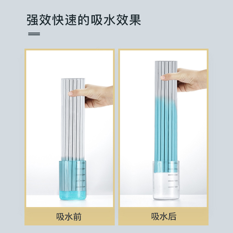 Hand Wash-Free Lazy Mop Folding PVA Mop Absorbent Cleaning Sponge Mop Mopping Gadget Mop Wholesale