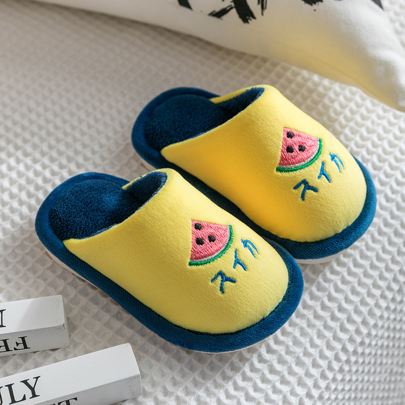 kid shoe 2023 Winter Children's Cotton Slippers Home Autumn and Winter Non-Slip Baby Indoor Boys and Girls Thermal Cotton Slippers Cotton Slippers Wholesale