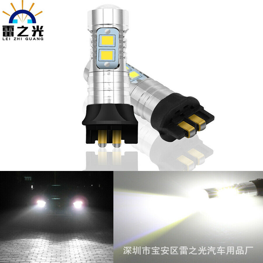 雷之光工厂直销汽车PW24W 10smd 2323 转向灯 50w聚光LED日行灯