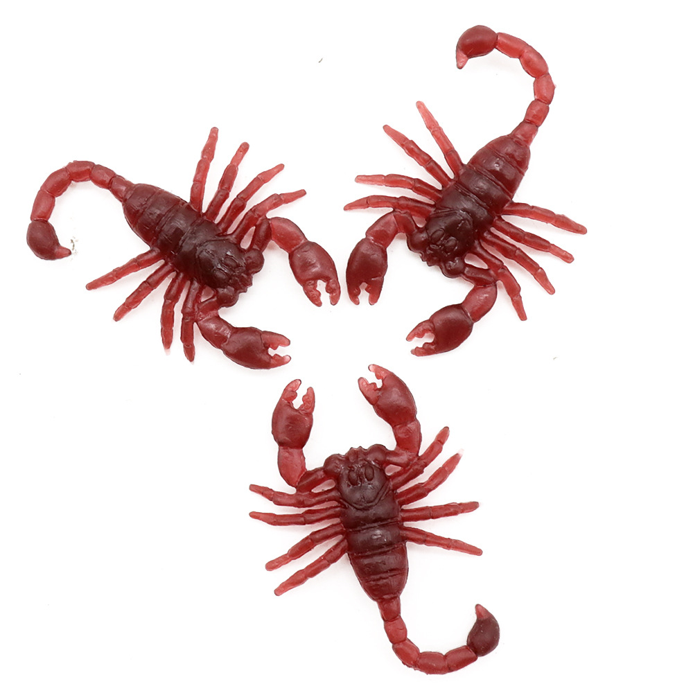 新奇特玩具仿真蝎子整人玩具蝎子塑料模型整蛊吓人小孩小玩具道具