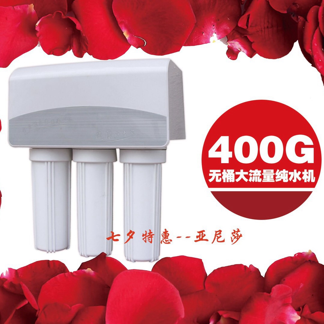 朗泰大流量400g无桶纯水机ro反渗透 净水机直饮水机水族净水器