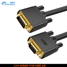 美式欧英规电源音频线 VGA3+6电脑显示器投影仪高清连接传输线