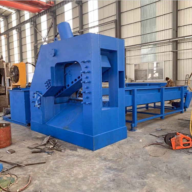 轧钢元钢可调虎头式剪切机 自动进料重型废料剪切机 汽车门剪料机