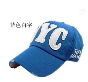 2016 New South Korea NYC Baseball Cap Peaked Cap Men's and Women's Hats Wholesale Couple Same Style Spring and Summer Sun Hat