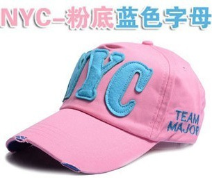 2016 New South Korea NYC Baseball Cap Peaked Cap Men's and Women's Hats Wholesale Couple Same Style Spring and Summer Sun Hat