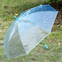 创意印logo自动雨伞umbrella广告伞批发长柄透明伞礼品伞