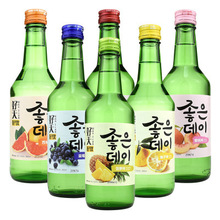 韩国进口好天好饮水果味烧酒系列 360ml*20瓶/箱