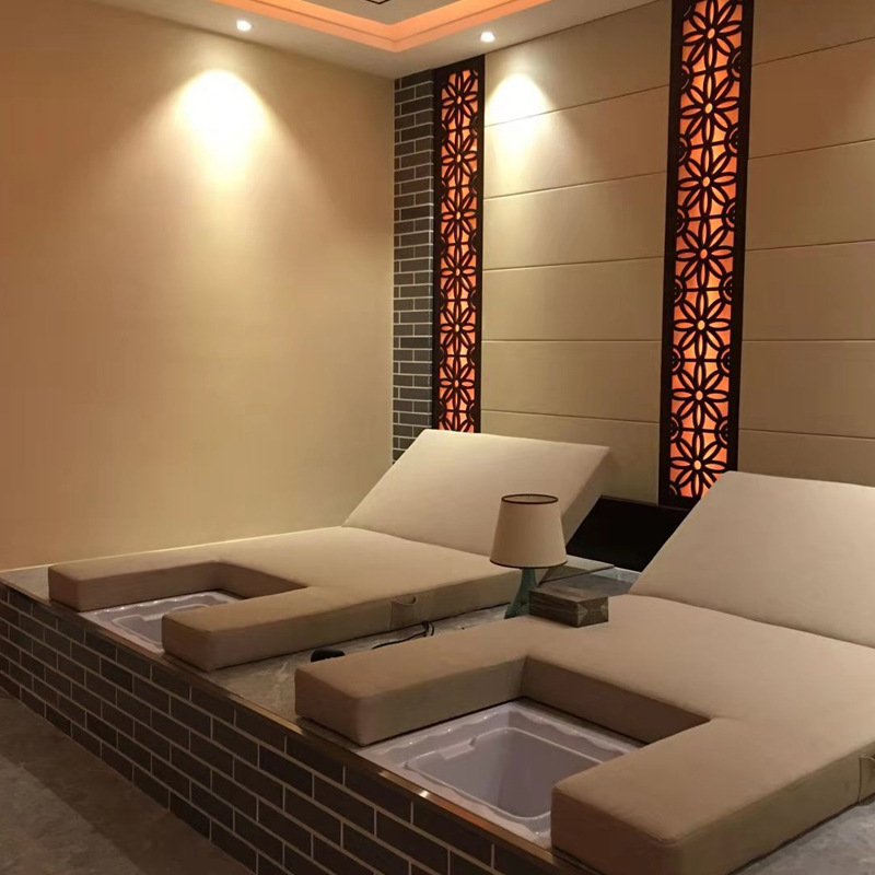 电动足浴沙发炕床足疗按摩洗脚炕床带盆足疗桑拿洗脚沙发足疗床